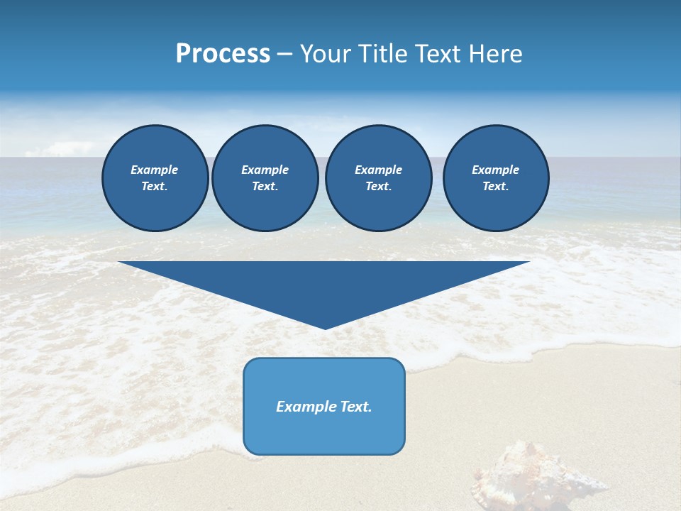 Lagoon Air Beach PowerPoint Template
