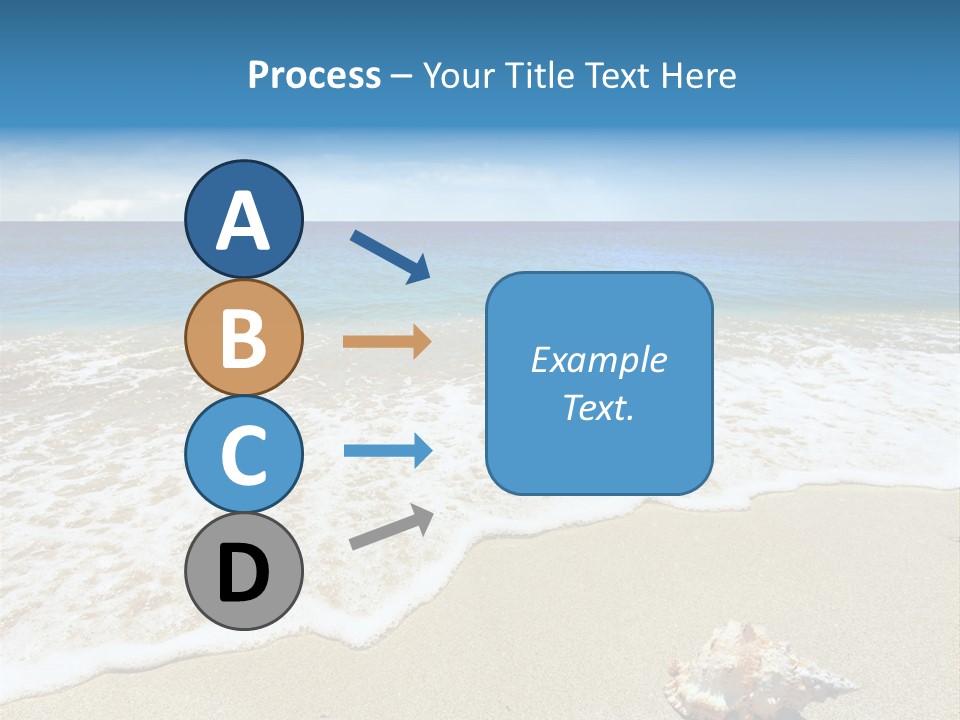 Lagoon Air Beach PowerPoint Template
