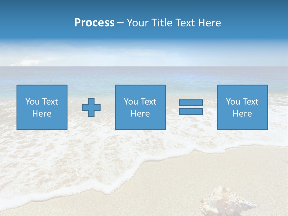 Lagoon Air Beach PowerPoint Template