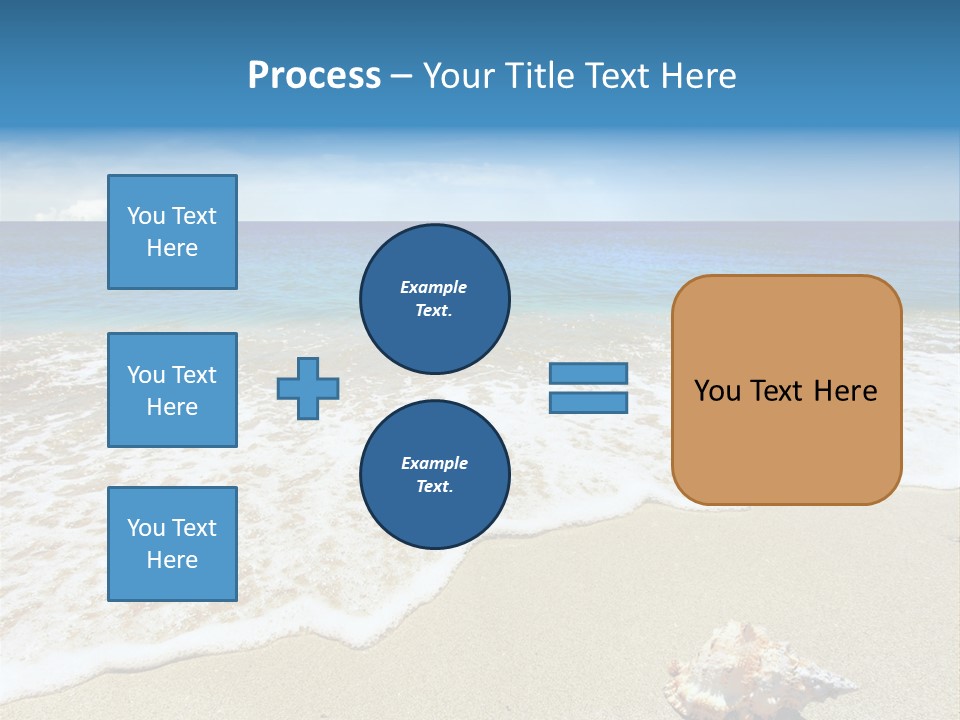 Lagoon Air Beach PowerPoint Template