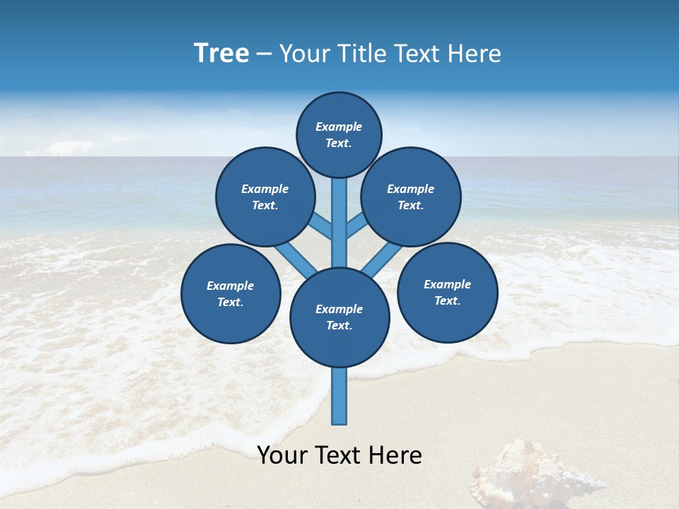 Lagoon Air Beach PowerPoint Template