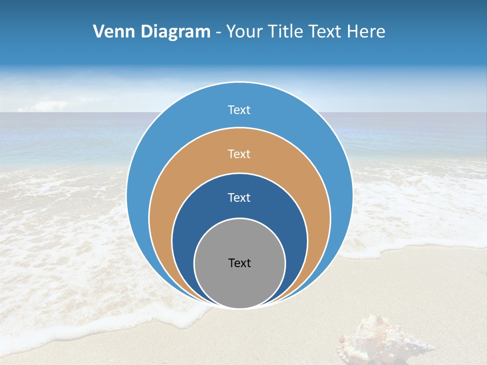 Lagoon Air Beach PowerPoint Template