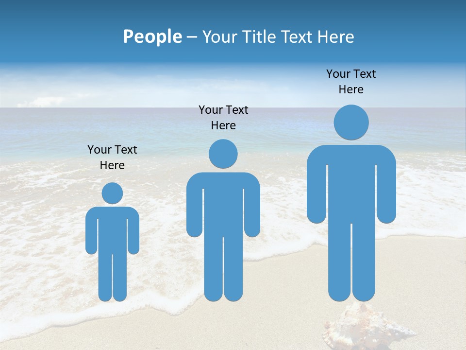 Lagoon Air Beach PowerPoint Template
