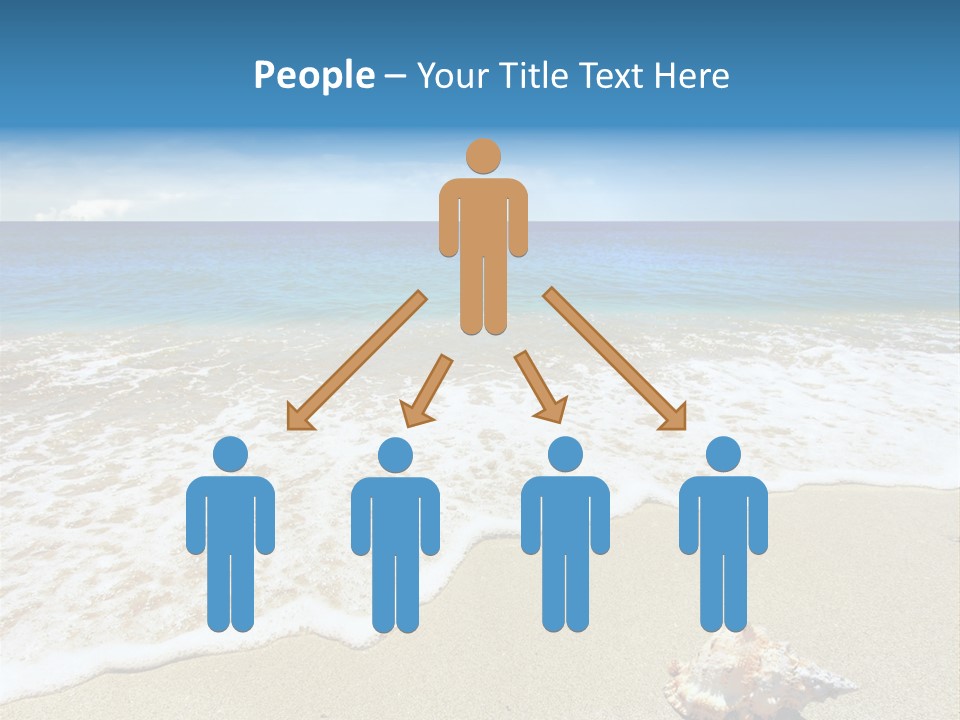 Lagoon Air Beach PowerPoint Template