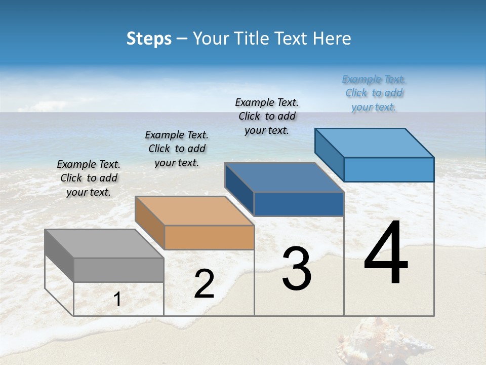 Lagoon Air Beach PowerPoint Template