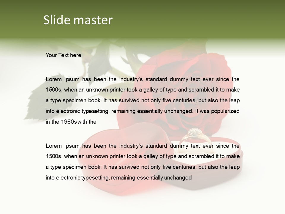 Valentine Celebration Single PowerPoint Template