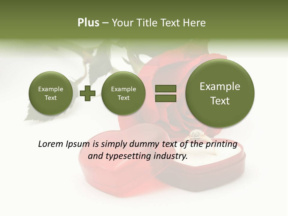 Valentine Celebration Single PowerPoint Template