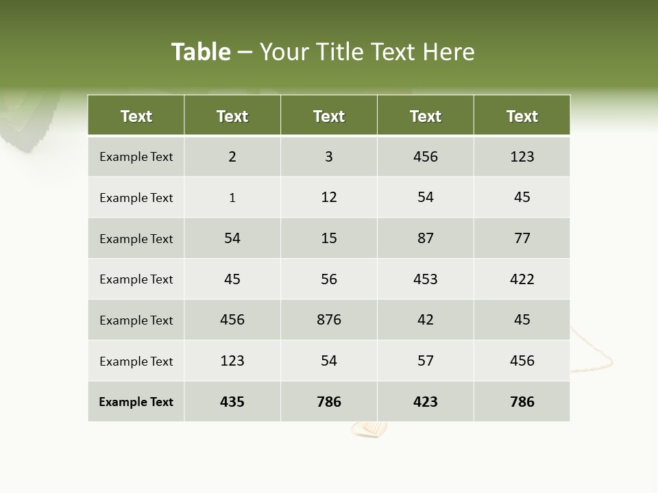 Love Red Isolated PowerPoint Template