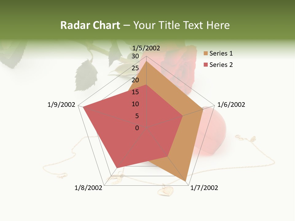 Love Red Isolated PowerPoint Template