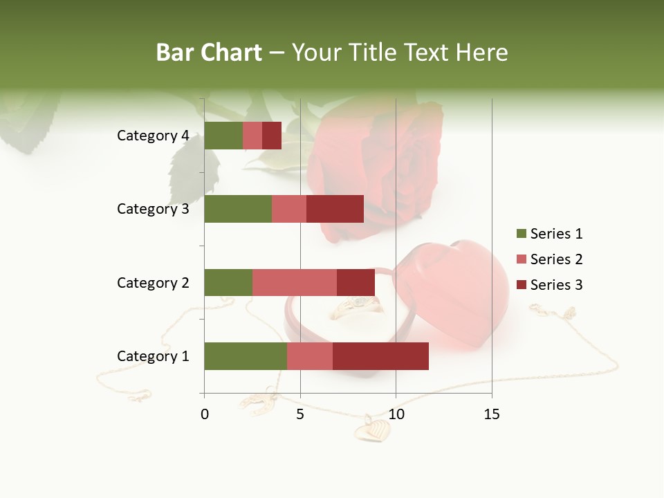 Love Red Isolated PowerPoint Template