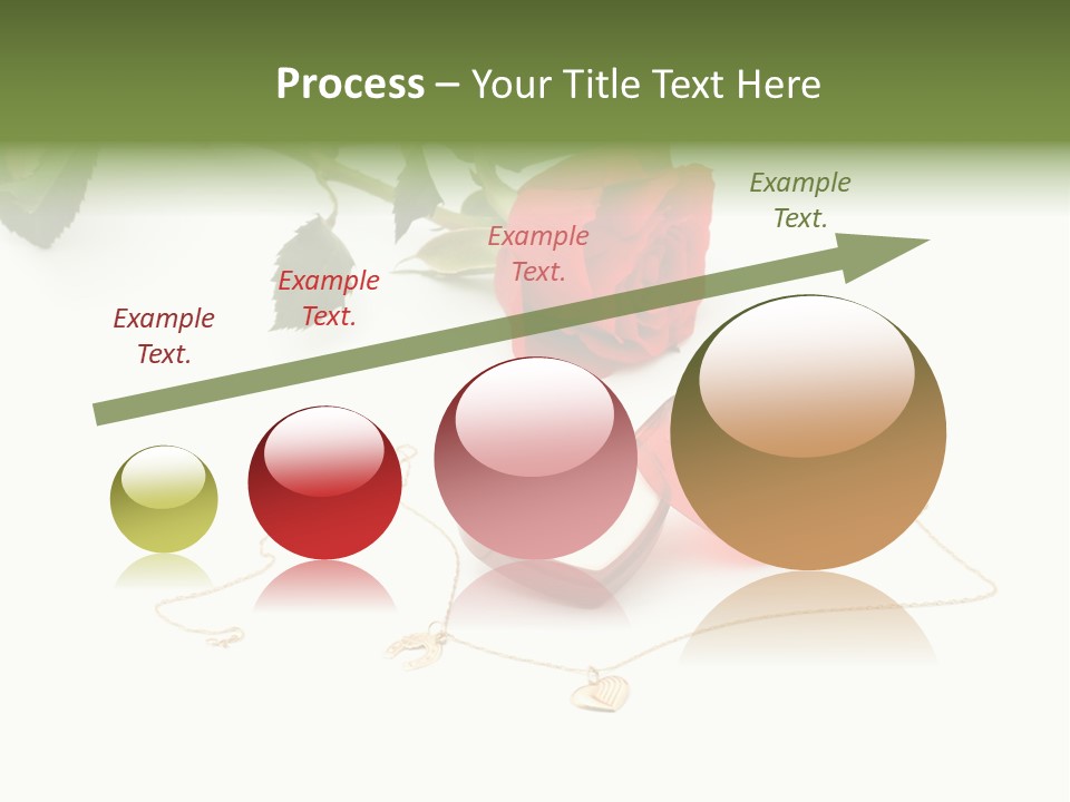 Love Red Isolated PowerPoint Template