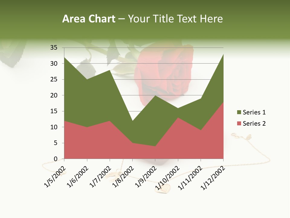 Love Red Isolated PowerPoint Template
