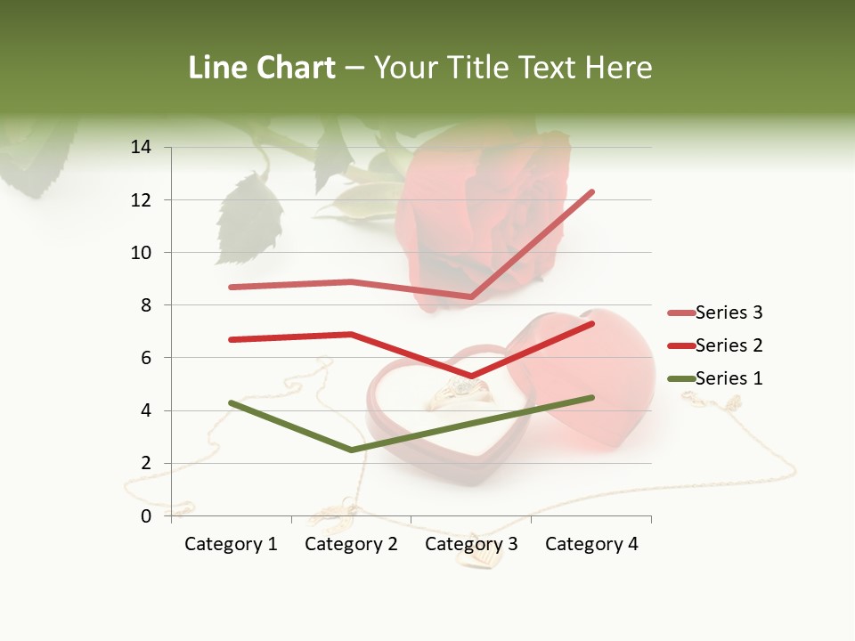 Love Red Isolated PowerPoint Template