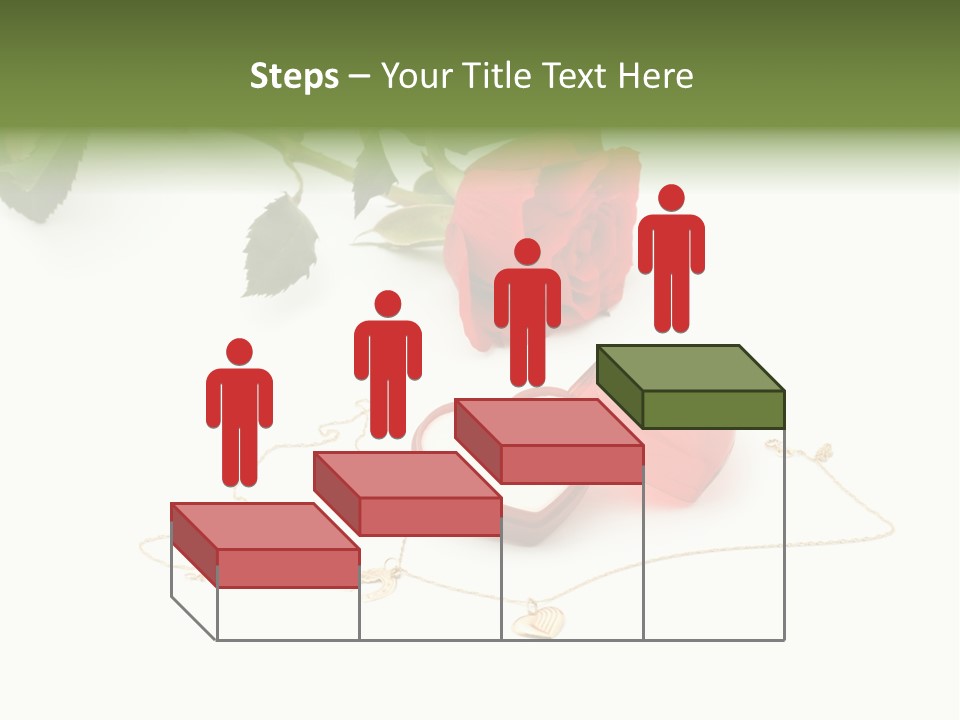 Love Red Isolated PowerPoint Template