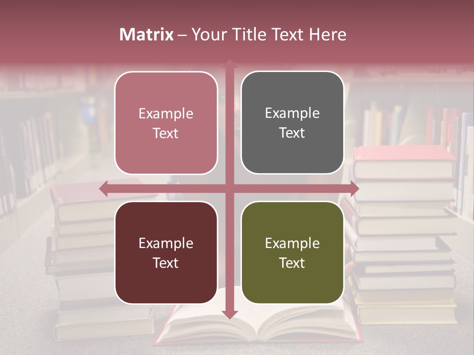 Collection University Stress PowerPoint Template