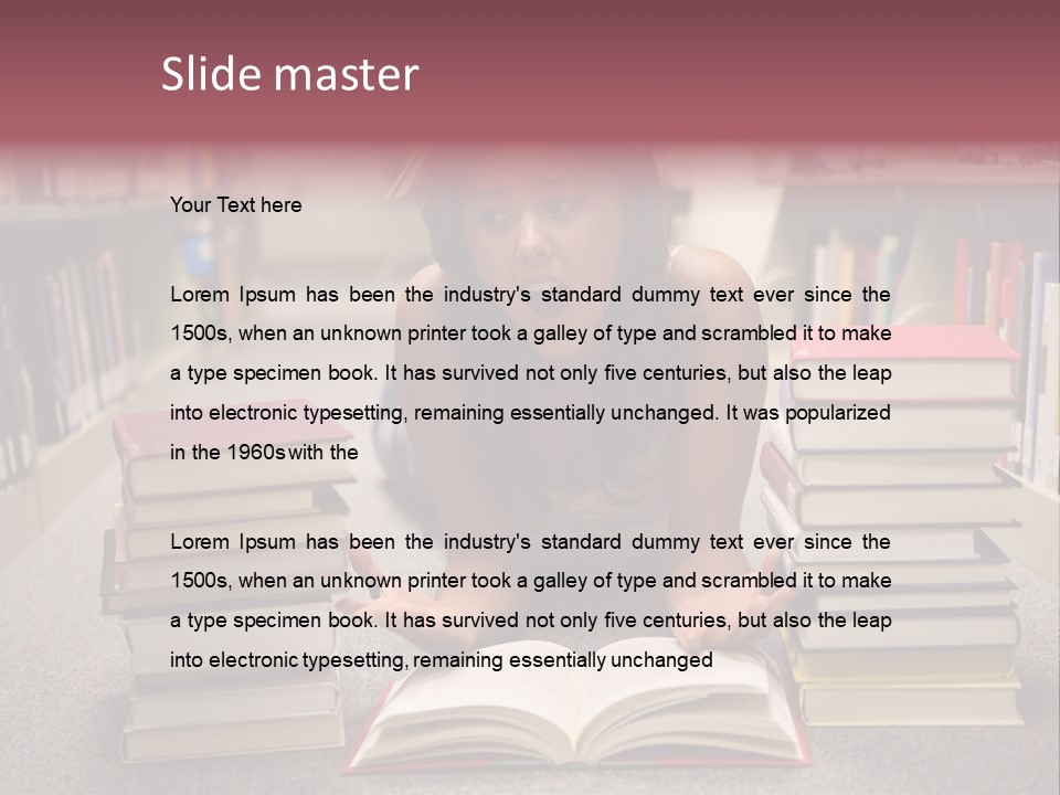 Collection University Stress PowerPoint Template