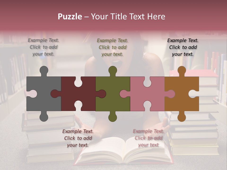 Collection University Stress PowerPoint Template