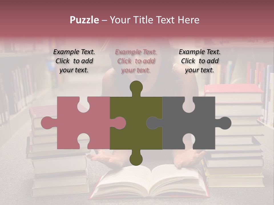 Collection University Stress PowerPoint Template