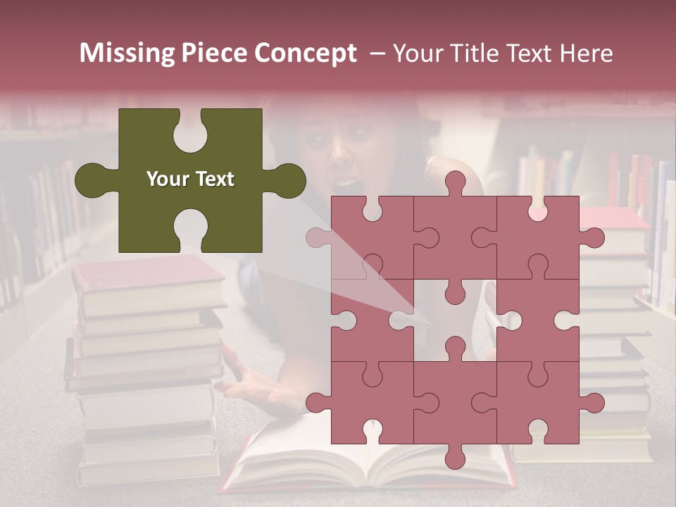 Collection University Stress PowerPoint Template