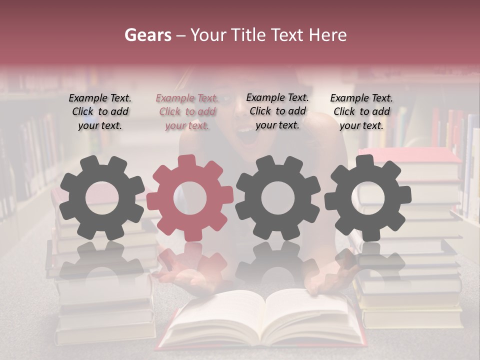 Collection University Stress PowerPoint Template