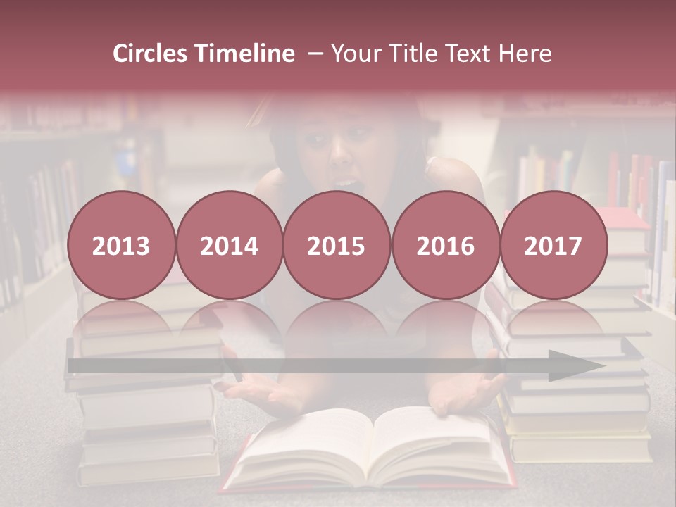 Collection University Stress PowerPoint Template