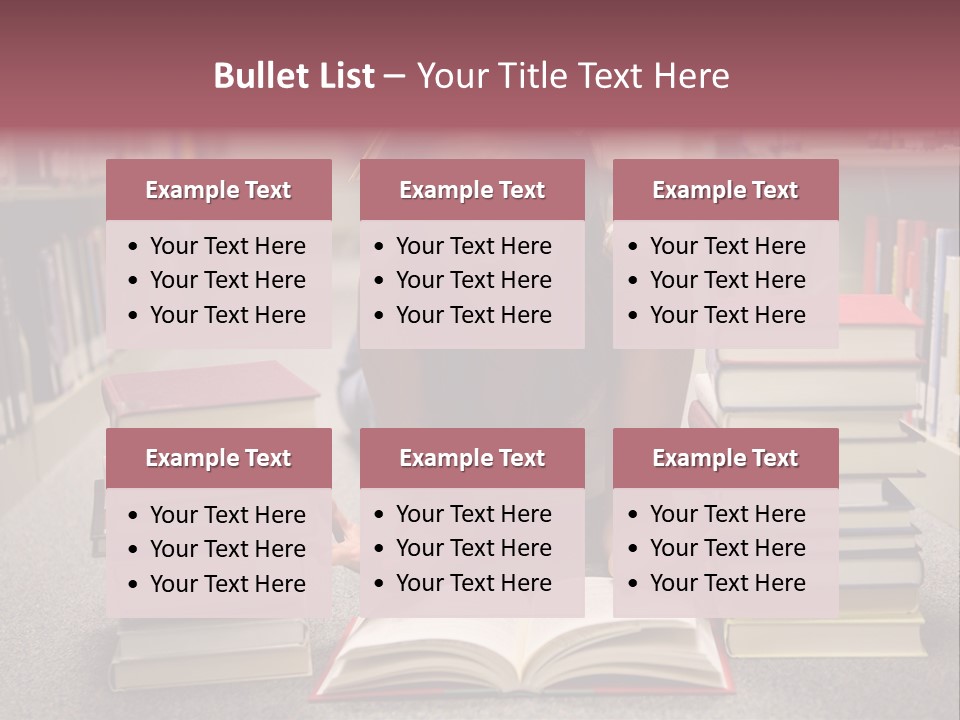 Collection University Stress PowerPoint Template