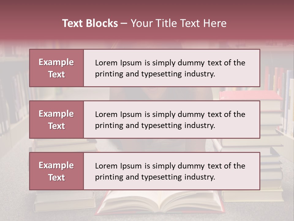 Collection University Stress PowerPoint Template