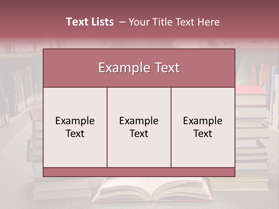 Collection University Stress PowerPoint Template