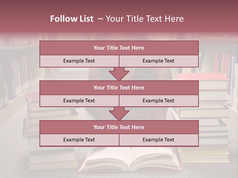 Collection University Stress PowerPoint Template
