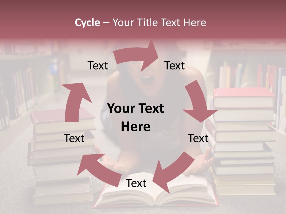 Collection University Stress PowerPoint Template