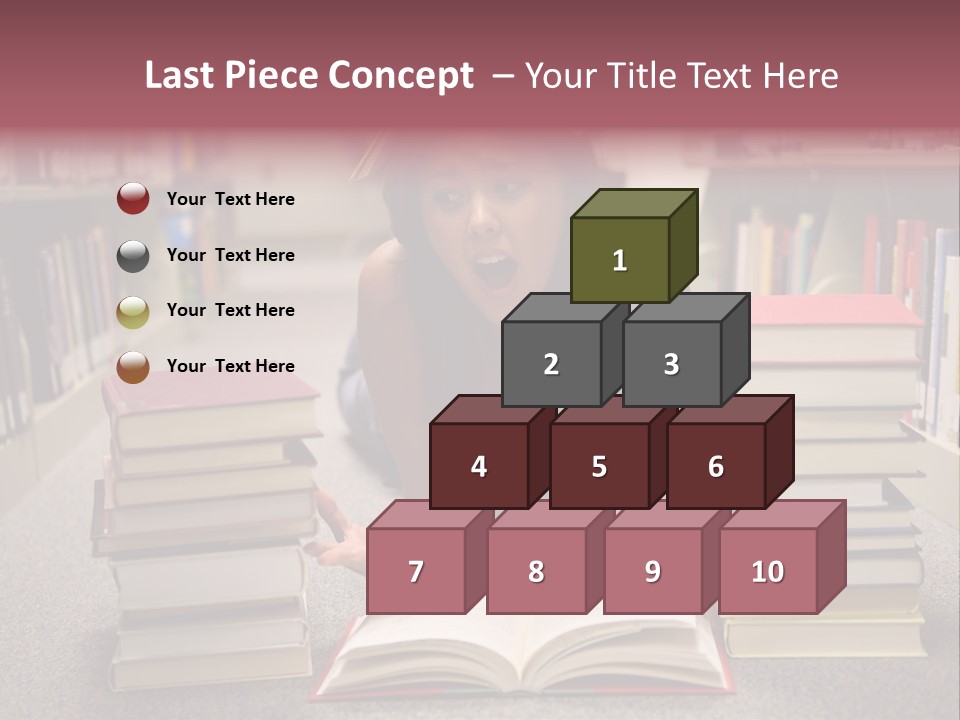 Collection University Stress PowerPoint Template