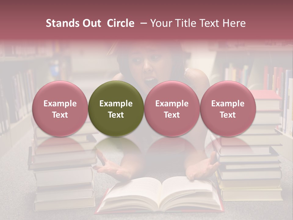 Collection University Stress PowerPoint Template