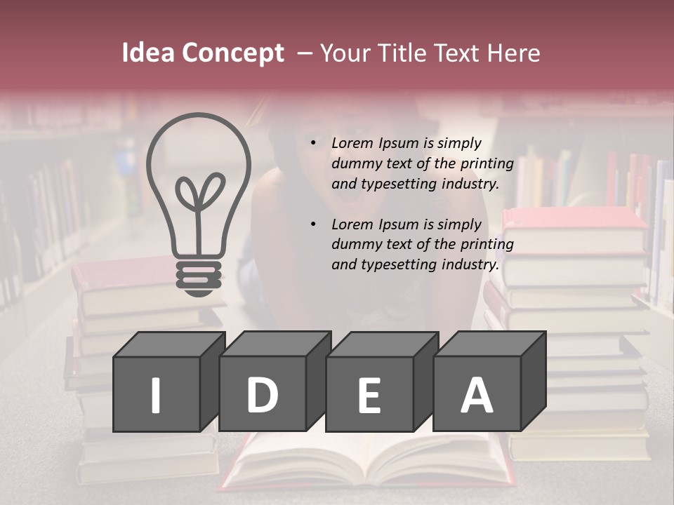 Collection University Stress PowerPoint Template