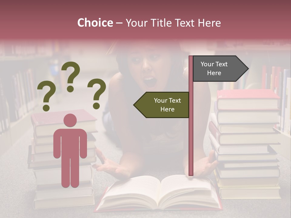 Collection University Stress PowerPoint Template