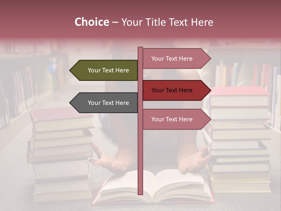 Collection University Stress PowerPoint Template