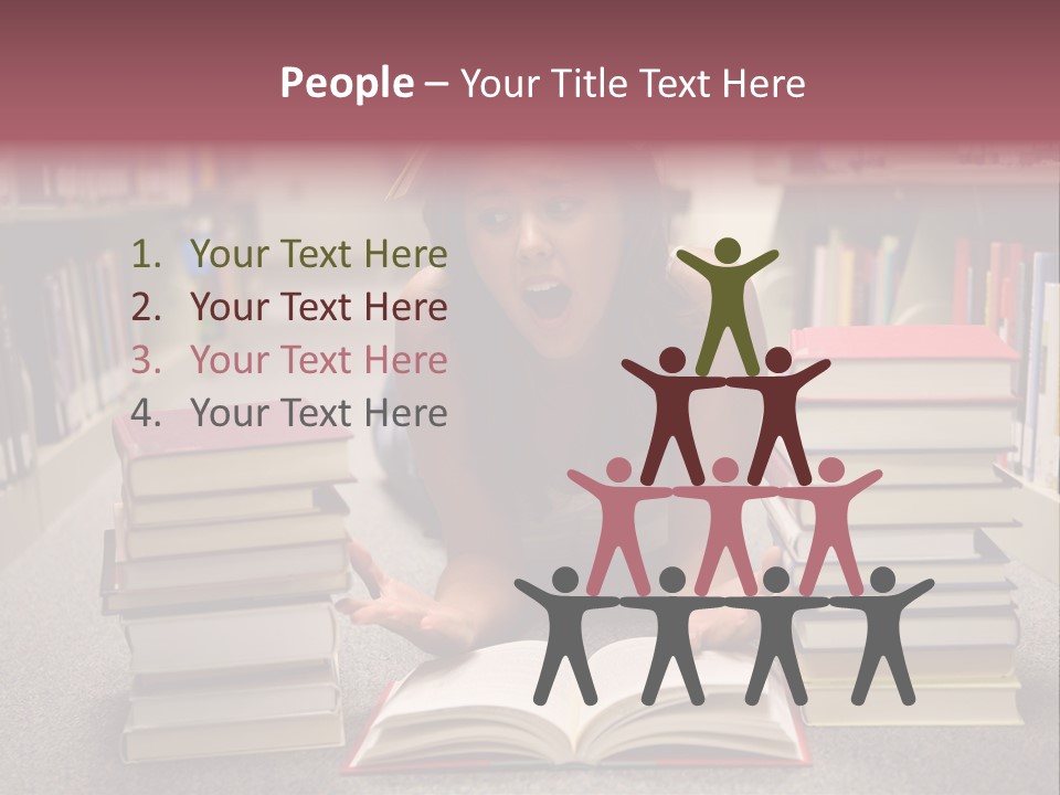 Collection University Stress PowerPoint Template