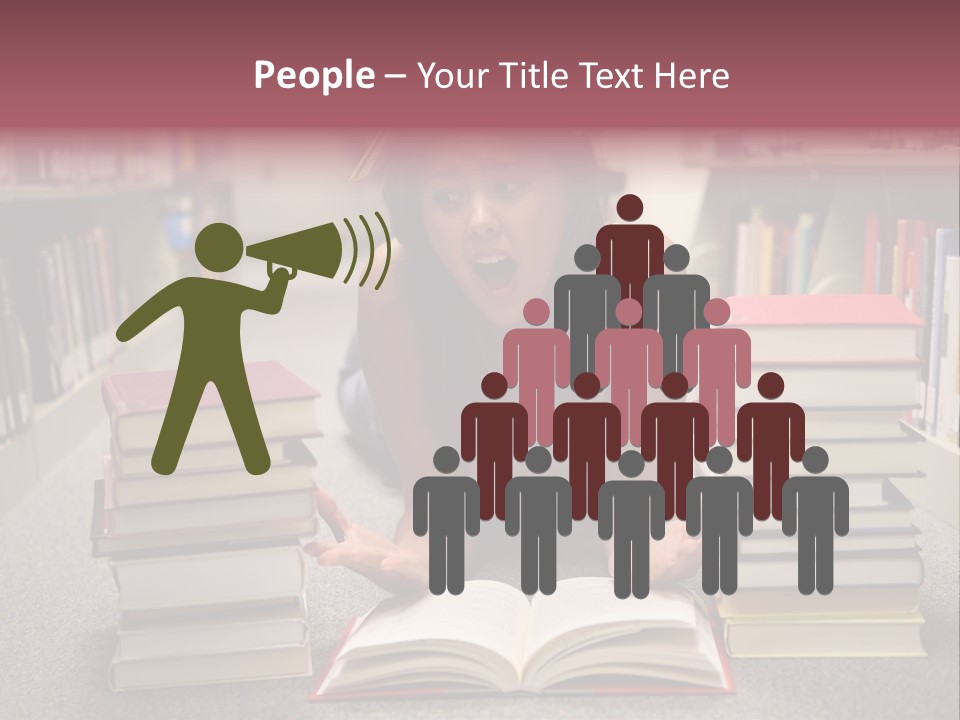 Collection University Stress PowerPoint Template