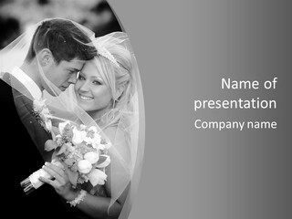 Romantic Engagement Male PowerPoint Template