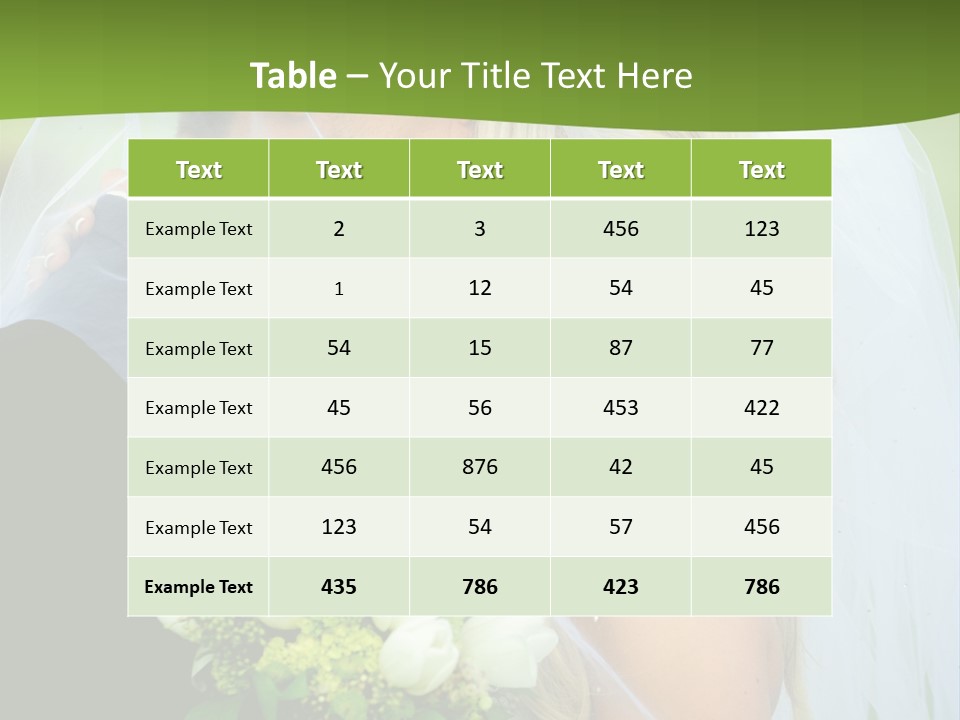 Tulip Look Relaxing PowerPoint Template