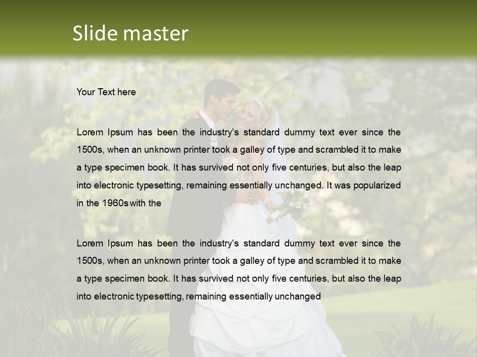 Relationship Relaxing Floral PowerPoint Template