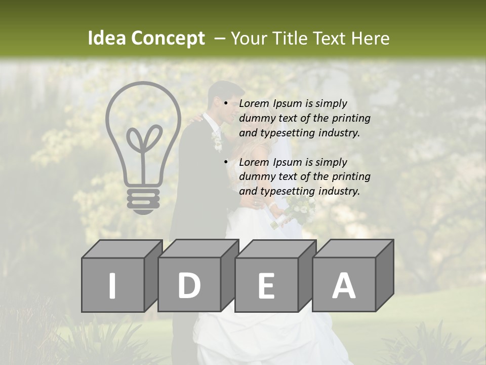 Relationship Relaxing Floral PowerPoint Template