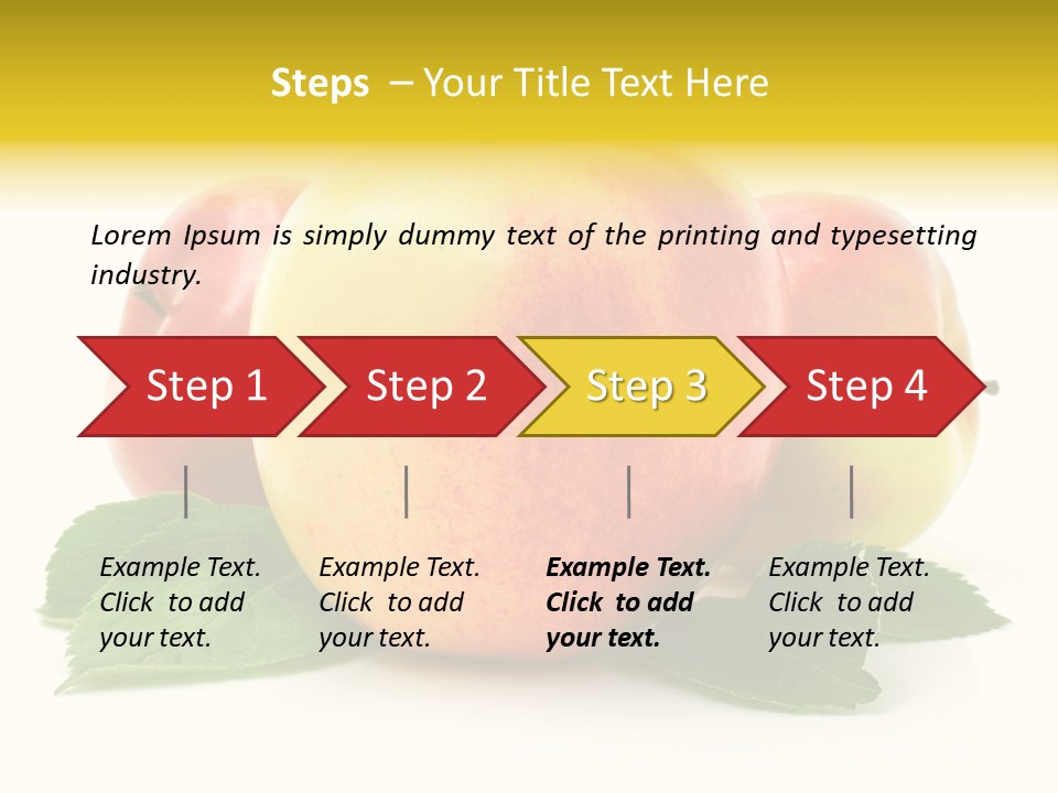 Meal Background Organic PowerPoint Template