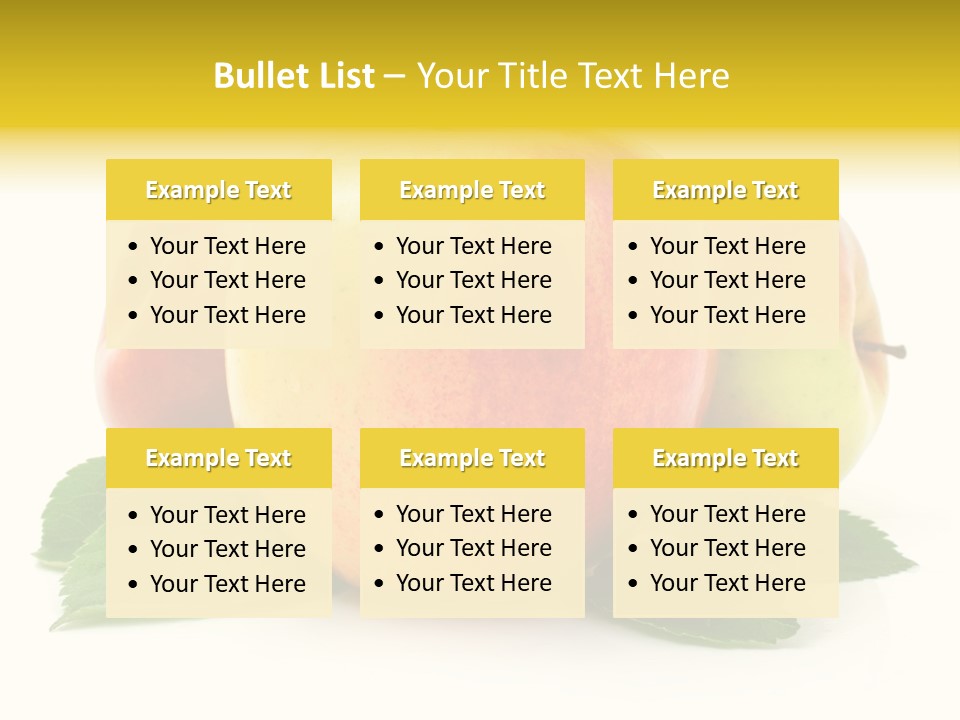Meal Background Organic PowerPoint Template