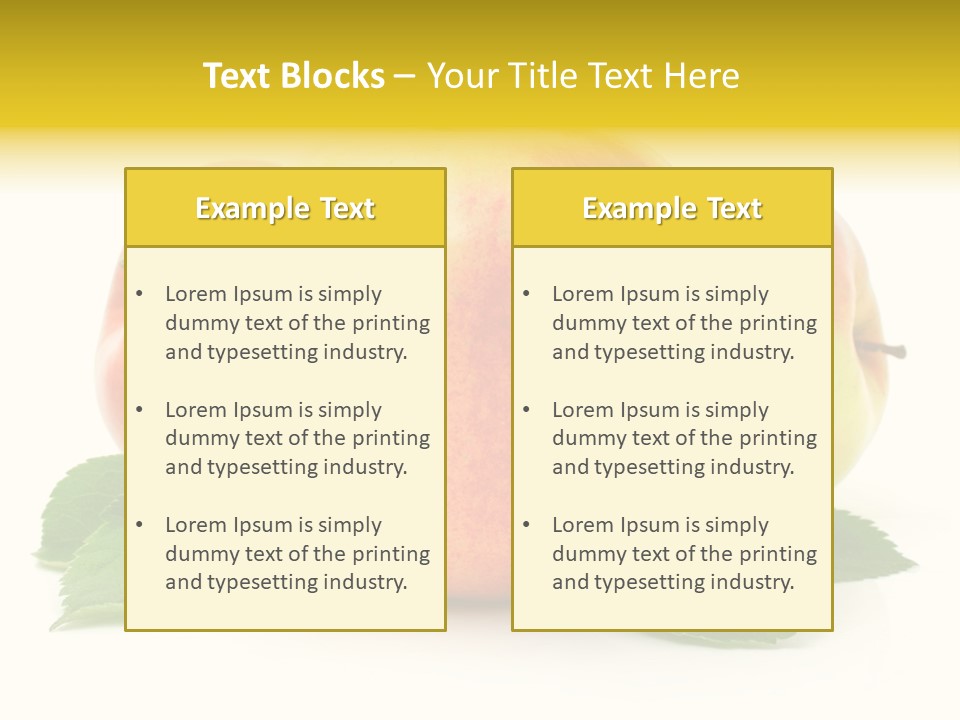 Meal Background Organic PowerPoint Template