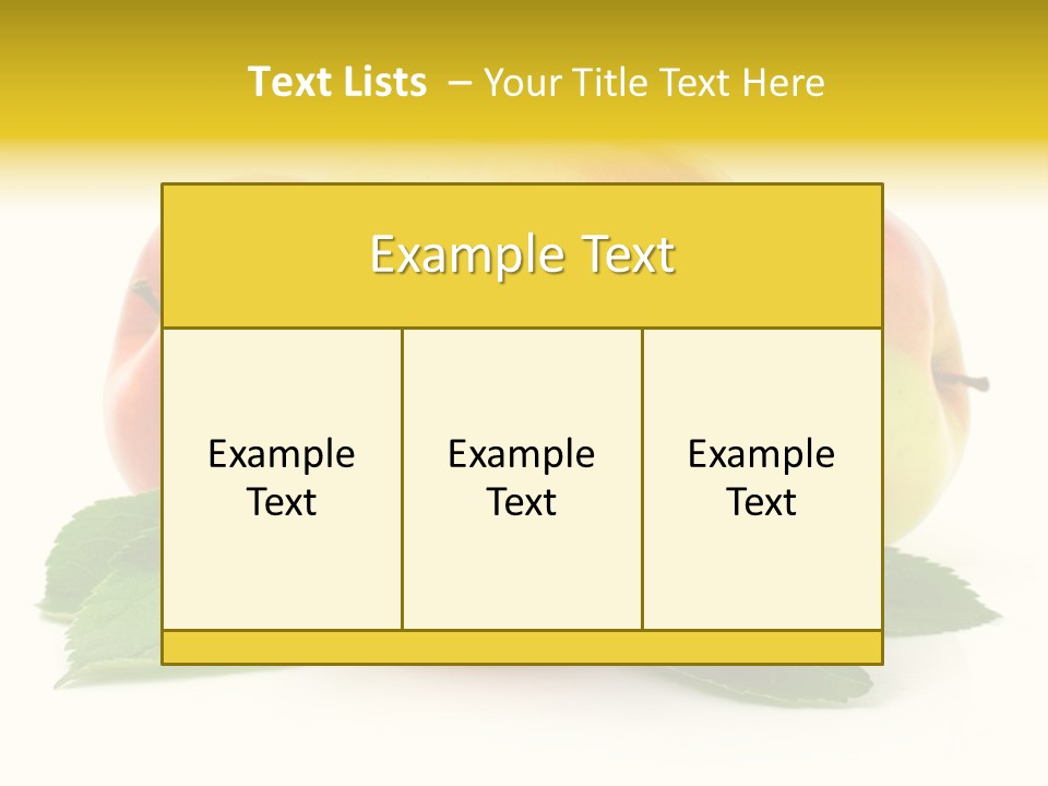 Meal Background Organic PowerPoint Template