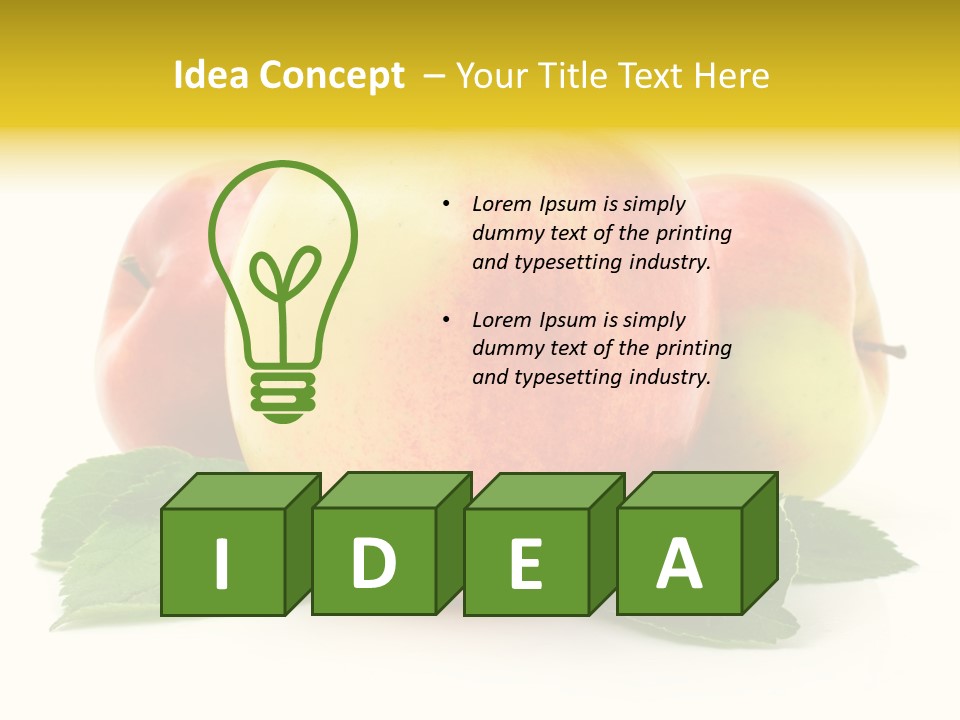 Meal Background Organic PowerPoint Template