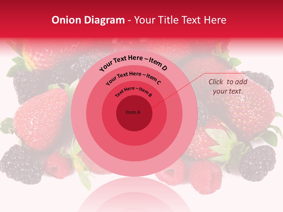 Blueberry Organic Blackberry PowerPoint Template