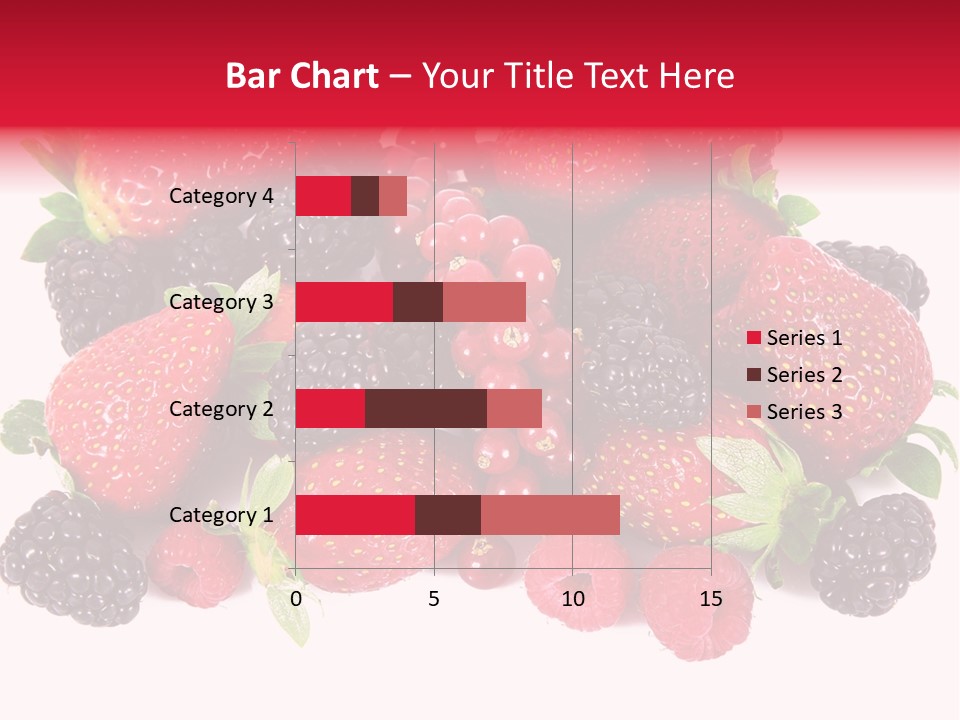 Blueberry Organic Blackberry PowerPoint Template