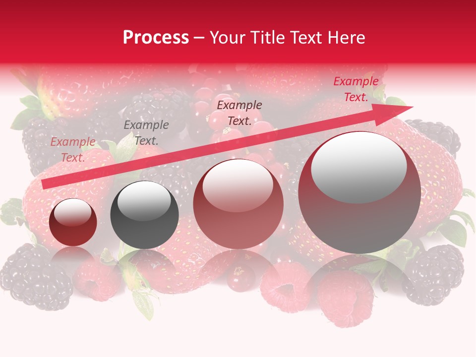 Blueberry Organic Blackberry PowerPoint Template