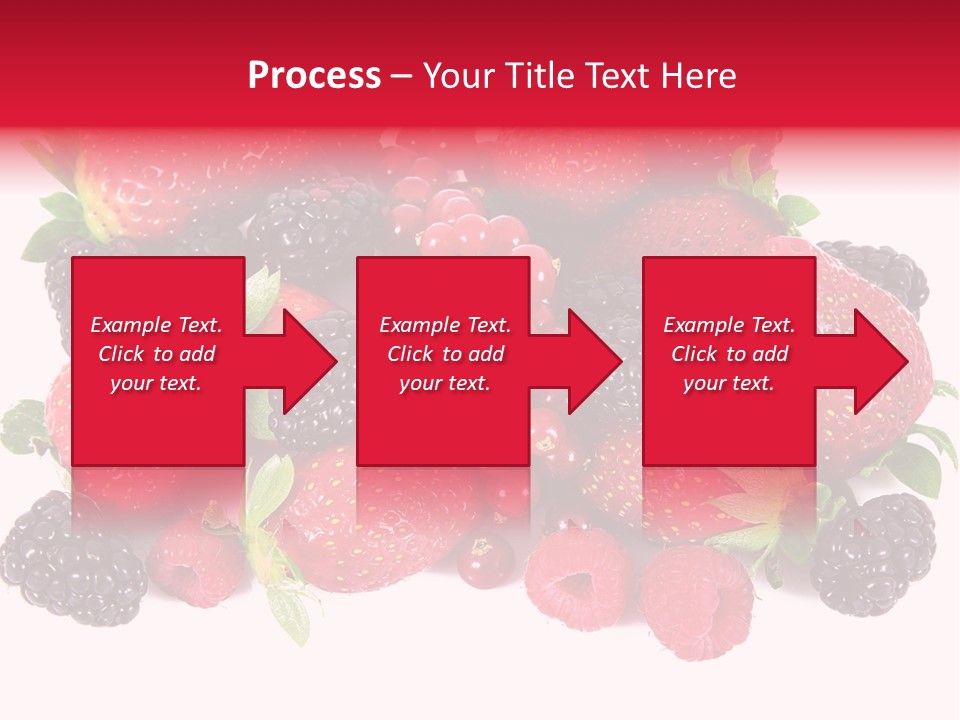 Blueberry Organic Blackberry PowerPoint Template